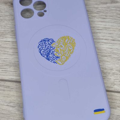 Чохол WAVE Ukraine Edition Case with MagSafe iPhone 12 Pro (ukraine heart) 36776 36776* 36776 Чехол