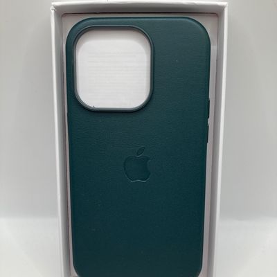 Шкіряний чохол Leather Case (AAA) with MagSafe для Apple iPhone 14 Pro (6.1) (Forest Green) Китай