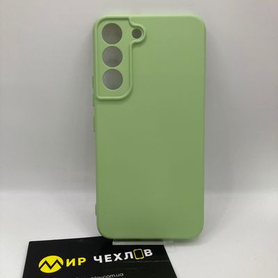 Чохол Silicone Cover Lakshmi Full Camera (A) для Samsung Galaxy S22 (Зелений / Pistachio) 55433 Чехол