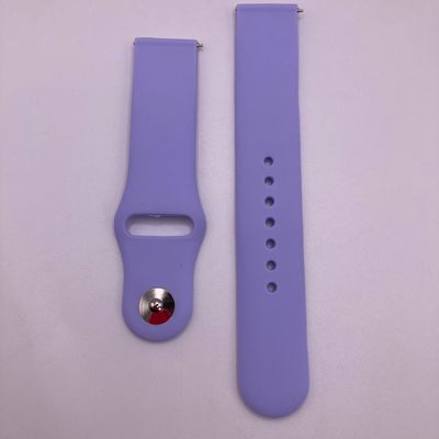 Силіконовий ремінець Sport для Smart Watch 20mm (Бузковий / Light Elegant Purple) 68670