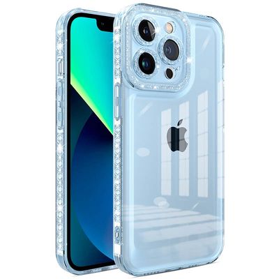 Чохол TPU Starfall Clear для Apple iPhone 14 Pro Max (6.7) (Блакитний) 64916 64916* 64916 Чехол