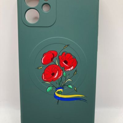 Чохол WAVE Ukraine Edition Case with MagSafe iPhone 12 (poppies) 36775 36775* 36775 Чехол