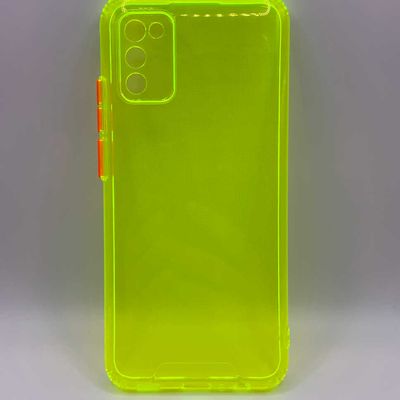 Чохол Samsung A02S Acid Color case lime green 73535  * Чехол