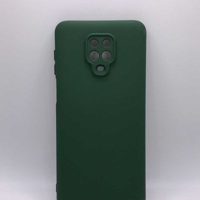 Чохол Silicone Cover Lakshmi Full Camera (A) для Xiaomi Redmi Note 9s / Note 9 Pro / Note 9 Pro Max (Зелений / Dark green) 54546 Чехол