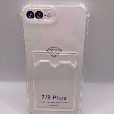 Чехол CARD CASE SAFE ANTI-SHOCK for iPhone 7Plus/8Plus Clear Китай