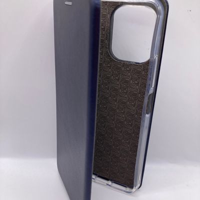 Шкіряний чохол (книжка) Classy для Xiaomi Redmi 12 (Темно-синій) 65567 Чехол