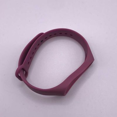 Силиконовый ремешок для Xiaomi Mi Band 3/4 (Лиловый / Lilac Pride) Китай