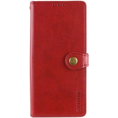 Шкіряний чохол-книжка GETMAN Gallant (PU) для Samsung Galaxy S25 FE (Червоний) 00081564 Чехол