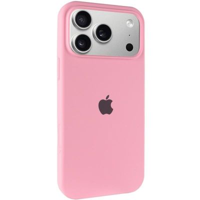 Чохол Silicone Case Full Protective (AA) для Apple iPhone 17 Pro (6.3) (Рожевий / Pink) 00081610 00081610 Чехол