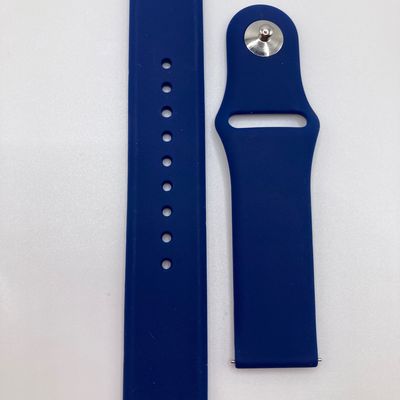Силиконовый ремешок Sport для Xiaomi Amazfit/Samsung 20 mm (Темно-синий / Midnight blue) 33844 33844* Китай