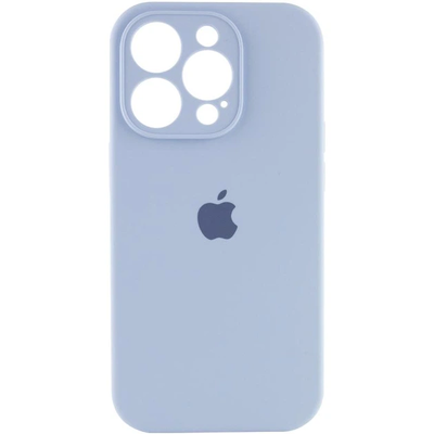 Чохол Silicone Case Full Camera Protective (AA) для Apple iPhone 16 Pro Max (6.9) (Блакитний / Lilac Blue) 00074283 Чехол