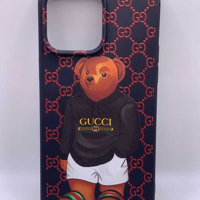 Чохол Bears & Kaws Matt Case (Nprint) iPhone 14 Pro Max (bear gucci 2) 40092 40092* 40092 Китай