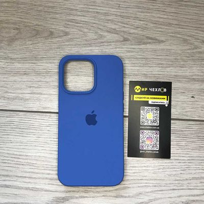 Silicone Case Full Protective (AA) для Apple iPhone 13 Pro (6.1) (Синий / Royal blue) 49839 49839* Чехол