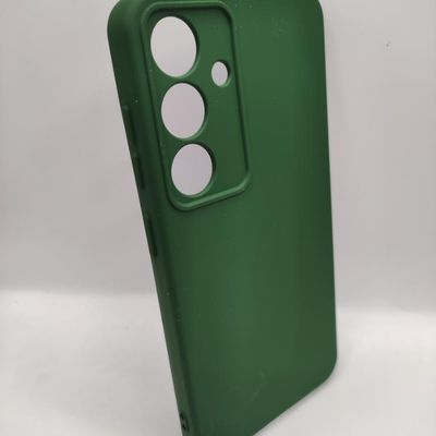 Чохол Silicone Cover Lakshmi Full Camera (A) для Samsung Galaxy S24 (Зелений / Dark green) 67949 Чехол
