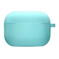 Силіконовий футляр з мікрофіброю для навушників Airpods Pro 2 (Бірюзовий / Marine Green) 57648 Чохли на навушники