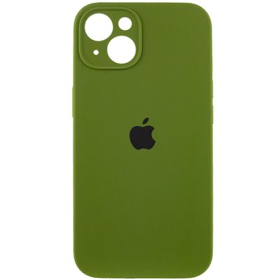 Чохол Silicone Case Full Camera Protective (AA) для Apple iPhone 12 Pro (6.1) (Зелений / Pine green) 42251 42251* Чехол