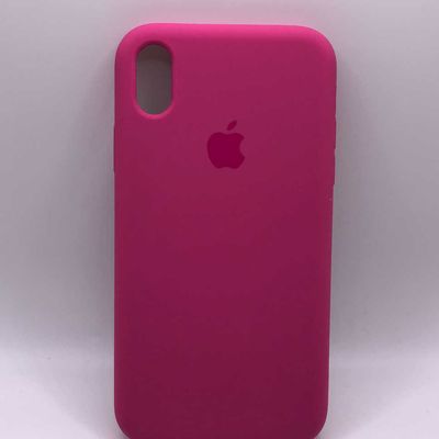 Silicone Case Full Protective (AA) для Apple iPhone XR (6.1) (Малиновый / Dragon Fruit) 34365 34365* 34365 Чехол
