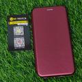 Кожаный чехол (книжка) Classy для Xiaomi Poco M5 (Бордовый) 57288 Китай