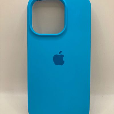 Silicone Case Full Protective (AA) для Apple iPhone 14 Pro (6.1) (Голубой / Blue) 55730 55730 55730 55730 Чехол