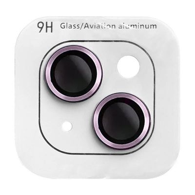 Захисне скло Metal Classic на камеру (в упак.) для Apple iPhone 14 (6.1) / 14 Plus (6.7) (Фіолетовий / Purple) 55939 55939 Китай