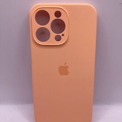 Чохол Silicone Case Full Camera Protective (AA) для Apple iPhone 15 Pro Max (6.7) (Помаранчевий / Cantaloupe) 66393 66393* 66393 Чехол