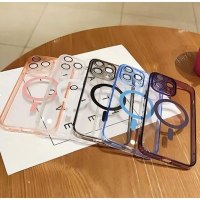 Clear Magnetic TPU+PC Case iPhone 16 Pro Max Black 783236 Black 783236 Березень 2025
