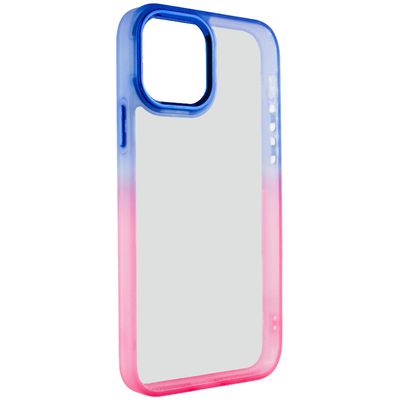 TPU+PC Fresh sIPhone series для Apple iPhone 14 Plus (6.7) (Розовый / Синий) 55585 55585* 55585 Чехол