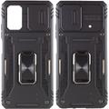 Ударостійкий чохол Camshield Army Ring для Xiaomi Poco X5 5G / Note 12 5G (Чорний / Black) 64647 Чехол