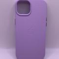 Шкіряний чохол Leather Case (AA Plus) with MagSafe для Apple iPhone 14 (6.1) (Elegant purple) 57473 57473* 57473