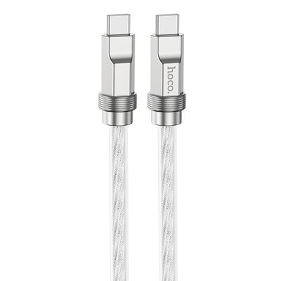 Дата кабель  U113 Solid 100W Type-C to Type-C (1m) (Silver) 69086 Hoco
