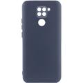 Чохол TPU GETMAN Liquid Silk Full Camera для Xiaomi Redmi Note 9 / Redmi 10X (Чорний / Black) 73806 Чехол