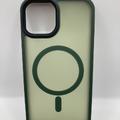 TPU+PC чохол Metal Buttons with MagSafe Colorful для Apple iPhone 13 (green) 45113 45113* Чехол