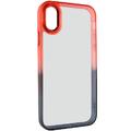 Чехол TPU+PC Fresh sip series для Apple iPhone X / XS (5.8) (Черный / Красный) 55613 Китай