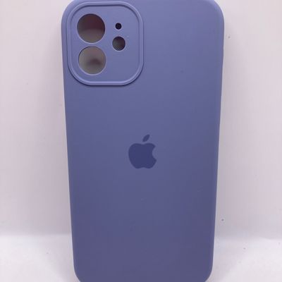 Чохол Silicone Case Full Camera Protective (AA) для Apple iPhone 12 (6.1) (Сірий / Lavender Gray) 42250 42250* Чехол