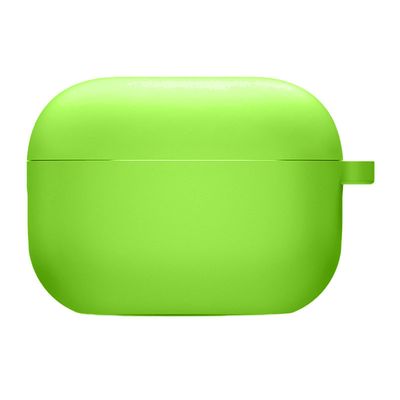 Силіконовий футляр з мікрофіброю для навушників Airpods 3 (Салатовий / Neon green) 53035 Чохли на навушники
