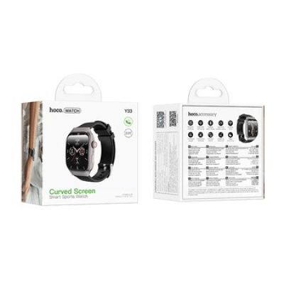 Smart Watch  Y33 sports (Підтримка дзвінка) (Чорний) 60264 Hoco