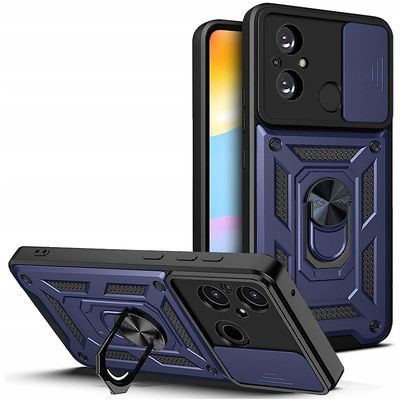 Ударостійкий чохол Camshield Serge Ring для Xiaomi Redmi 12C (Синій) 63997 Чехол