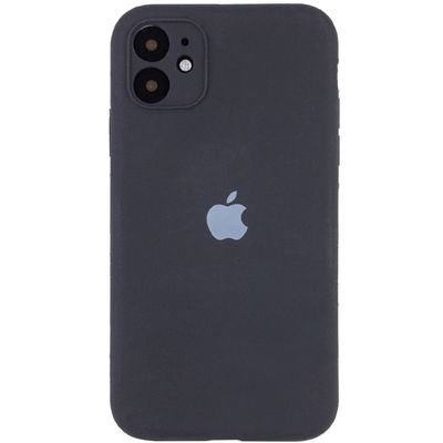 Чохол Silicone Case Full Camera Protective (AA) для Apple iPhone 12 Pro (6.1) (Чорний / Black) 00042251 Чехол