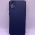 Чохол Silicone Cover Lakshmi Full Camera (A) для Samsung Galaxy A04 (Синій / Midnight Blue) 58065 Чехол