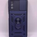 Ударопрочный чехол Camshield Serge Ring для Samsung Galaxy A03s (Синий) 50623 Чехол