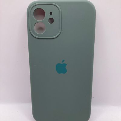 Чохол Silicone Case Full Camera Protective (AA) для Apple iPhone 12 (6.1) (Зелений / Pine green) 42250 42250* Чехол