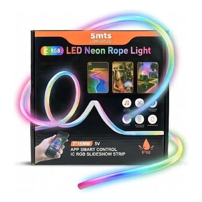 LED стрічка RGB Neon Rope 3м з пультом 5V 788913