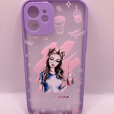 Чохол IPhone 12 Wave Cartoon Case Purpel Китай