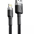Кабель  Cafule Lightning 2.4A (1m) (gray/black) 18029 Baseus