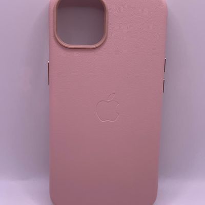 Шкіряний чохол Leather Case (AA Plus) with MagSafe для Apple iPhone 13 (6.1) (Sand Pink) 57472 57472* 57472