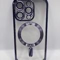 Чохол Metal Matte Case with Magnetic Ring iPhone 14 Pro (deep purple) 54513 Чехол