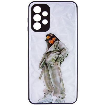 TPU+PC чехол Prisma Ladies для Samsung Galaxy A32 4G (Fashion Style) 47286 47286 Чехол