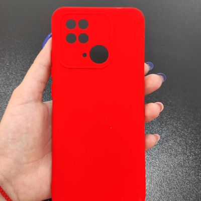 Чохол Silicone Cover Lakshmi Full Camera (A) для Xiaomi Redmi 10C (Червоний / Red) 54934 Чехол