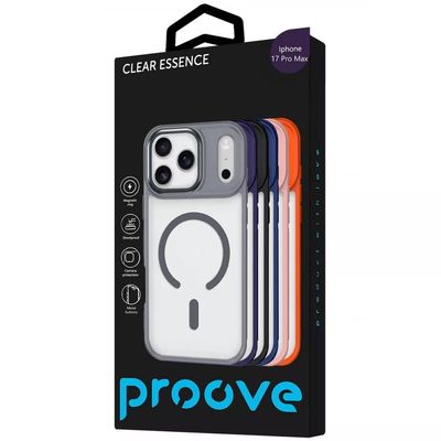 Чохол  Clear Essence Case with Magnetic Ring iPhone 17 Pro Max (black) 64334 Proove