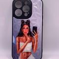 TPU+PC чехол Prisma Ladies для Apple iPhone 14 Pro (6.1) (Black in White) 58239 58239* 58239 Чехол